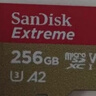闪迪（SanDisk）256GB TF(MicroSD)内存卡 4K极速金卡A2 V30 U3行车记录仪 运动相机无人机 监控存储卡 读190MB/s 实拍图