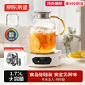 京东京造 凉水壶 加厚耐热温泡茶壶大容量高硼硅玻璃冷水壶 1.75L 实拍图