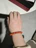 琅清南红手串男女款凉山收藏级玛瑙本命年正品手链桶珠生日礼物8-9mm 实拍图