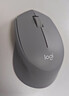 罗技（Logitech）M330 轻音鼠标 无线鼠标 办公鼠标 右手鼠标 带无线微型接收器 灰色 实拍图