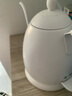 maxwin 家用电热水壶长嘴烧水壶泡茶专用手冲咖啡壶开水壶小型茶艺壶防烫全自动断电茶具功夫茶酒店 0.6L 月光白 实拍图