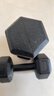 特步（XTEP）哑铃男女士六角家用运动健身器材举重组合套装包胶小亚玲2.5KG*2 实拍图