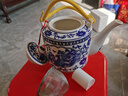 集雅斯（JYS）陶瓷茶壶耐高温大容量冷水壶陶瓷凉水壶大茶壶开水壶瓷器开水水壶 小号花开富贵(1.8L左右) 实拍图