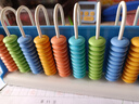 得力（deli）9行儿童计数器学习数学教具学生加减法计算架算术认知计数单位 启蒙算盘文具益智玩具开学礼物蓝 实拍图