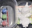 涂色石膏娃娃1盒2只涂鸦创意DIY手工幼儿园班级小礼物奖励伴手礼儿童益智玩具培养创造力含2石膏娃娃3色颜料1画笔随机发货 实拍图