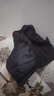 京东京造【零压排骨羽绒】轻薄羽绒服男外套冬季防钻绒马甲背心曜石黑 XL 实拍图
