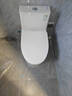 九牧（JOMOO）11396-2-1/31KB-1抗菌一级水效坐便器暴风虹吸式节水马桶305坑距 实拍图