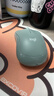 罗技（Logitech）M221 轻音鼠标 无线鼠标 办公鼠标 对称鼠标 带无线微型接收器 薄荷绿 实拍图