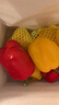 京鲜生山东双色五彩椒净重3斤装 单果120g起 圆椒甜椒 源头直发 实拍图