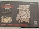 若客（ROKR）猫头鹰座钟 积木立体拼图diy手工拼装模型玩具新年生日情人节礼物 实拍图