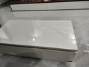 全友家居现代简约客厅岩板方形茶几高矮圆几电视柜组合落地置物柜家具 【京仓闪发】云母白|茶几 岩板+大容量储物+多规格可选 实拍图