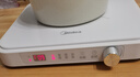 美的（Midea）家用电磁炉电陶炉电池炉2200W大功率猛火新型电磁灶一体微晶面板爆炒炒菜定时火锅炉MC-HGE22BF09 实拍图