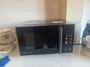 美的（Midea）微碳微波炉烤箱一体机900w微波1000w烧烤平板光波速热23L容量变频臻彩荧幕 （C32） 实拍图