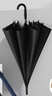 天堂 防紫外线晴雨伞长柄 半自动超大10骨加固商务伞 黑色 实拍图