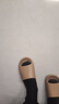 朴西荔木凉拖鞋浴室情侣款居家洗澡防滑eva四季拖鞋男 全麦棕 42-43 实拍图