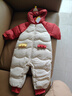 巴拉巴拉童装婴儿连体羽绒服连体衣宝宝衣服2025冬装哈衣爬服萌趣男童女童 实拍图