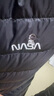 NASA MARVEL轻薄羽绒服男冬季外套立领保暖运动户外面包服休闲上衣 黑色 XL 实拍图