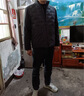 霞湖世家【拒水白鹅绒服】匈牙利拒水90绒子时尚立领羽绒服345A 2XL 黑色 实拍图
