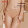 古今【全网已售50W+】女士高腰内裤收腹氨棉蕾丝性感透气提臀三角小裤 肤色 【 1条 L 165 /90 实拍图