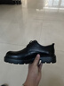 骆驼（CAMEL）时尚增高光面正装结婚系带低帮皮鞋男 G14A187649 黑色 43  实拍图
