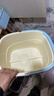 福爱家泡脚桶中号洗脚盆加深洗脚桶足浴桶足疗桶泡脚盆塑料桶水奶油色 实拍图