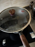 康巴赫炒锅精铁防锈爆炒老铁锅家用无涂层锤纹物理防粘炒菜锅电磁炉明火 二代新款无副耳 32cm 实拍图
