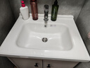 波彼（BOBI）台盆陶瓷一体盆洗手盆单盆阳台浴室柜卫生间半嵌入洗脸面盆池定制 【60*48CM】盆+弹跳下水+防臭管 实拍图
