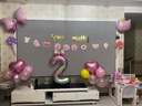 多美忆生日场景布置女孩生日气球儿童道具氛围装饰快乐桌飘装扮粉色套餐 实拍图
