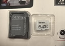闪迪（SanDisk）64GB TF（MicroSD）4K内存卡 行车记录仪 监控摄像头专用 循环录制5,000小时 高耐用存储卡 实拍图