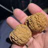 老农哥文玩核桃涞水麻核桃天然把玩老款狮子头收藏珍藏手玩核桃 磨盘狮子头35-37mm一对 实拍图