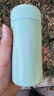 【全网爆款】迷你口袋保温杯304不锈钢水杯便携可爱水杯女生 淡青色 150ml 实拍图