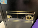 虎牌保险柜家用办公小型指纹密码WiFi保险箱全钢防盗可嵌入衣柜保密保管柜 博瑞系列 35cm 钢琴黑 实拍图
