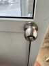 梅花（BLOSSOM）不锈钢球形锁 铝合金门锁室内门锁塑钢门锁587三杆5-7CM 实拍图