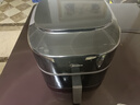 美的（Midea）空气炸锅家用 6.5升可视炸锅不用翻面 金属内腔体微蒸烤一体多功能智能双旋控温烤箱 MF-KZC6019D 双层可视丨免翻面 6L 智能触控 全金属内腔 实拍图