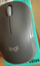 罗技（Logitech）M196 无线蓝牙鼠标 办公鼠标 笔记本商务办公家用 小巧便携 对称手型 石墨灰 实拍图