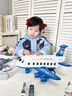狂野骑士儿童玩具飞机男孩惯性客机模型早教仿真弹射轨道3-6生日新年礼物 实拍图