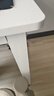 馨美凯电脑桌台式家用简易书桌办公桌简约现代工作台租房卧室学习写字桌 【单桌1.6cm厚桌面】白架+暖白色 长140cm*宽70cm*高74cm 实拍图