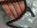 龍隐正宗小叶紫檀手串男女士款文玩手链檀香木佛珠子转运正品高端情侣 带金星款8mm*108颗（京仓速发） 实拍图