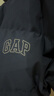 盖璞（GAP）男装秋季款logo宽松连帽泡芙羽绒服百搭简约外套791896 海军蓝 M (170/92A)亚洲尺码 【偏大，建议拍小一码】 实拍图
