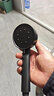 增压花洒喷头黑武士魔幻五档淋浴花晒头淋雨喷淋花酒超强单热水器 黑武士硬刺花洒1个 实拍图