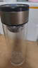 【京东物流配送】高硼硅双层玻璃杯大容量泡茶杯水杯子茶水分离杯 【双层加厚】茶杯350ml1只 实拍图
