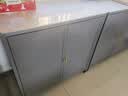 四方食事厨房置物架落地岩板餐边柜多层收纳橱柜多功能家用微波炉储物柜子 【岩板+全钢门】3层120长45宽|灰 晒单实拍图