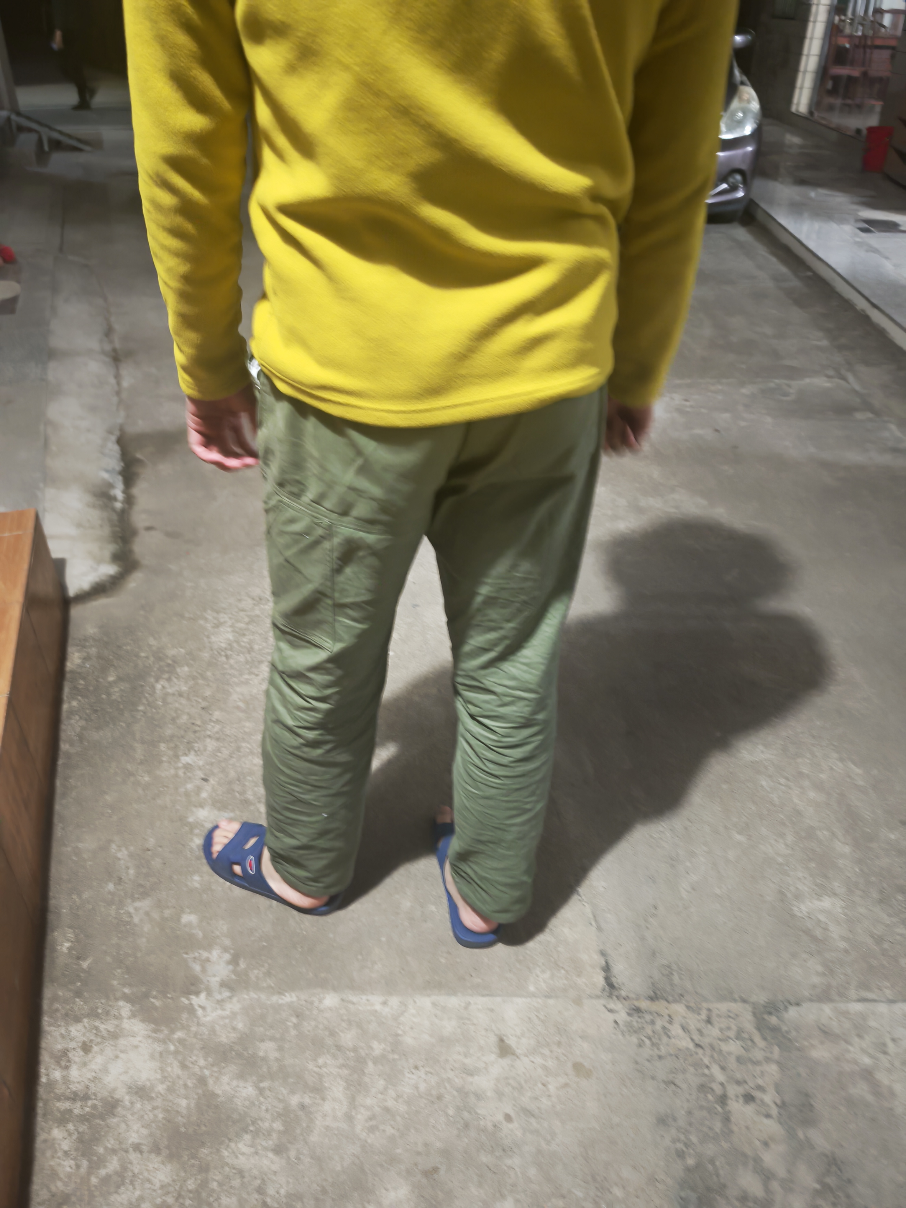 Homlean美式纯棉休闲裤男夏季小众潮牌复古宽松工装长裤子HS60军绿色2XL 实拍图