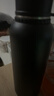 保温杯男士款大容量茶水分离泡茶水壶316不锈钢底学生便携水杯子 曜石黑1000ML 实拍图