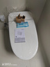 九牧（JOMOO）轻智能马桶家用虹吸无水压限制恒温座圈一级水效抗菌坐便器 SQ8640【脚感翻盖】无棱内壁 305坑距(290-390以内选择) 实拍图