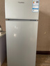荣事达（Royalstar）小冰箱小型家用出租房双门一级能效宿舍冷藏冷冻两用节能电冰箱 86A158【一级能效】【三天不到1度电】银 实拍图