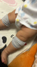贝瑞加（Babyprints）宝宝护膝地板袜子套装夏季学爬护具儿童学步防摔护肘 2副 蓝灰M 实拍图