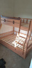 可颜上下铺床儿童床男孩女孩卡通高低床子母床双层床小户型实木上下床 柜梯款 上床宽115  下床宽135 实拍图
