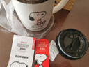 史努比（SNOOPY）保温杯 带手柄不锈钢办公保温杯水杯可爱杯子情侣杯420ML 白色 实拍图
