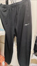 鸿星尔克运动裤男春夏季新款加绒休闲针织束口长裤九分裤男士裤子卫裤男裤 【加绒针织束脚款】正黑-1026 XL 实拍图